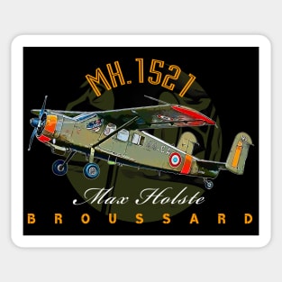 Max Holste MH.1521 Broussard Aircraft Sticker